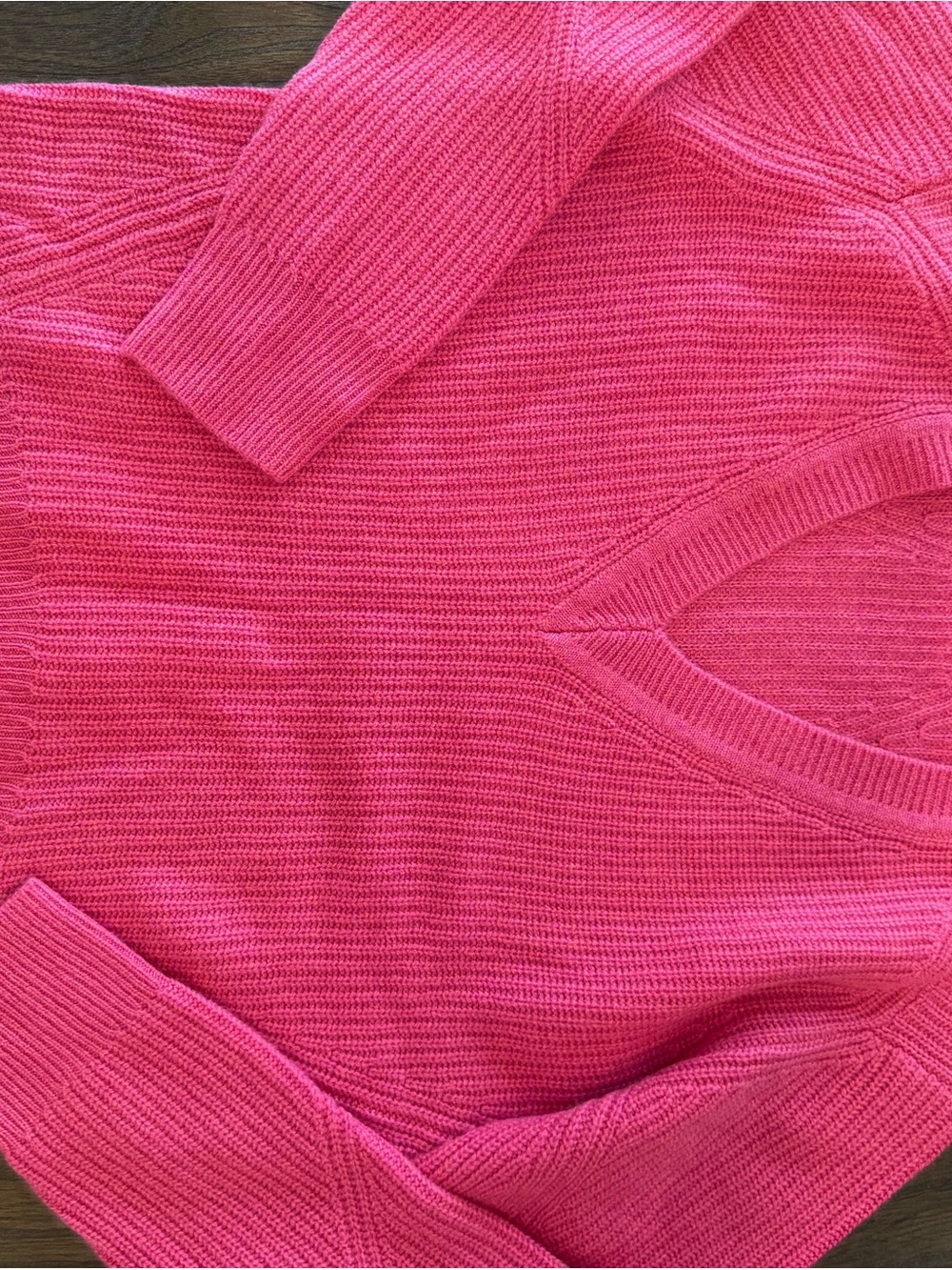 Rag & Bone 100% Cashmere V-Neck Sweater Pink
